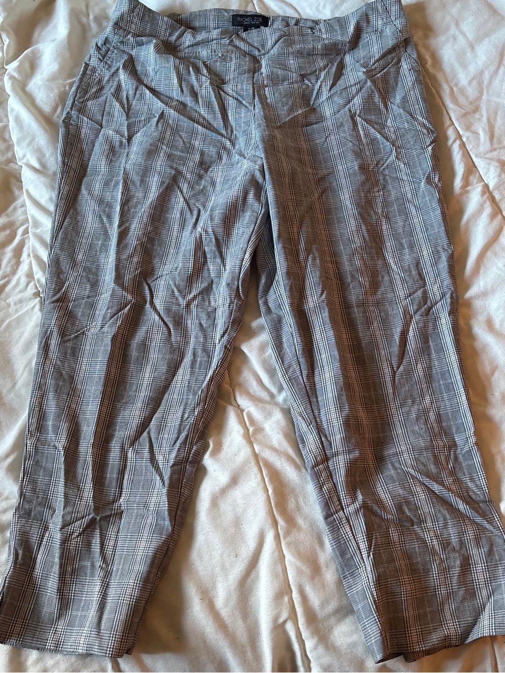 Plaid business casual pants